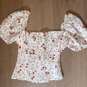 Reformation Floral Top